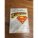 The Great Superman Book Complete Encyclopedia By Michael L. Fleisher