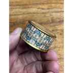 Vintage EYE LASH INE Tin 1916 Eyelashine pill box