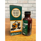 Vintage 1945 Panda Factory Finish Leather Shoe Polish Milwaukee Wis Box & Bottle