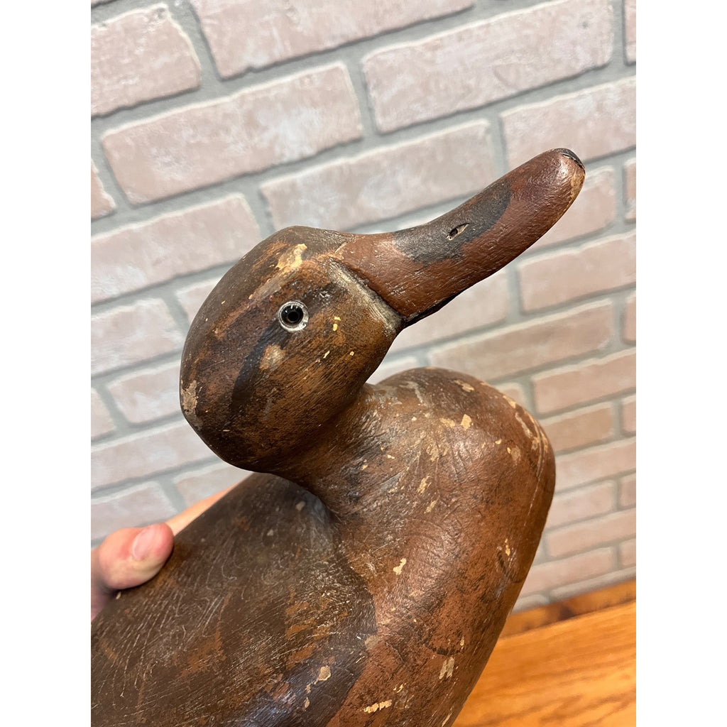 Ron Koch Vintage Mallard Pair Duck Decoy Vintage Wooden Decoy Omro Wisconsin WI
