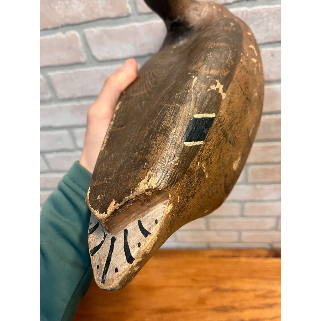Ron Koch Vintage Mallard Pair Duck Decoy Vintage Wooden Decoy Omro Wisconsin WI
