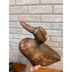 Ron Koch Vintage Mallard Pair Duck Decoy Vintage Wooden Decoy Omro Wisconsin WI