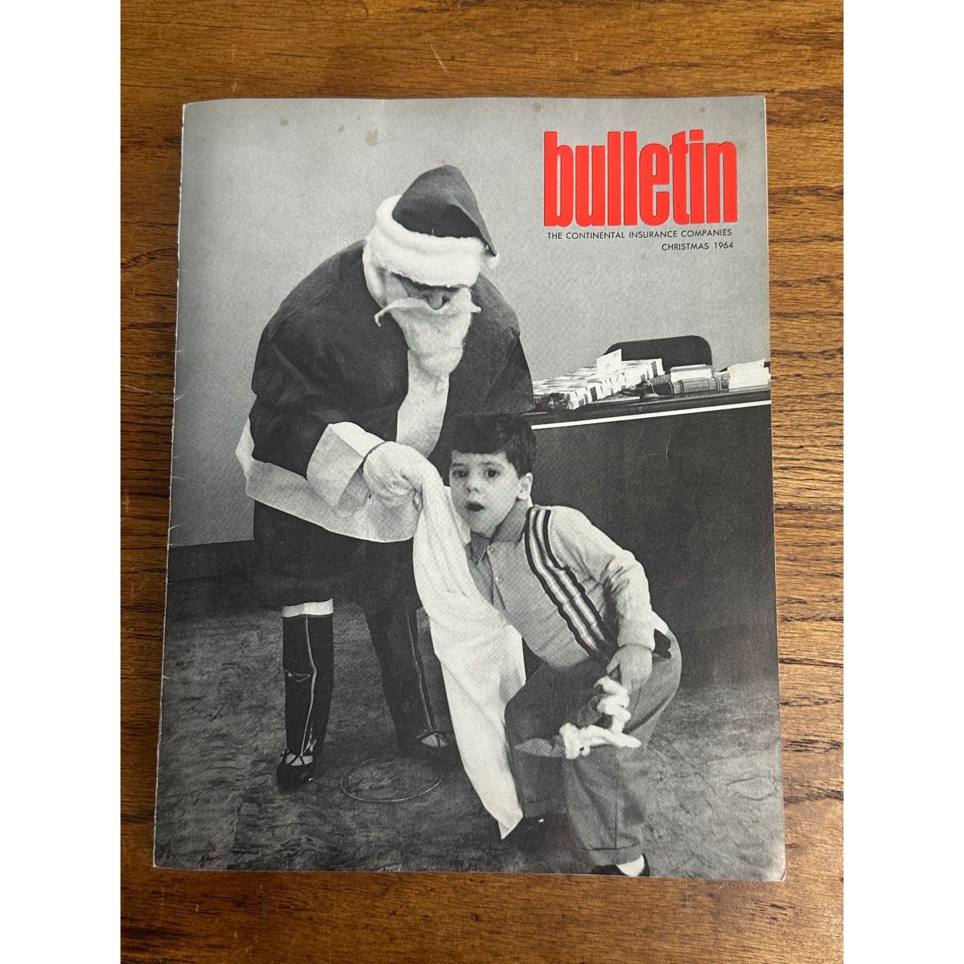 Vintage Christmas 1964 Bulletin Continental Insurance Companies Bulletin