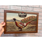 Vintage A. Gettleman Brewing Co. Beer Pheasant Composite Sign Milwaukee, WI