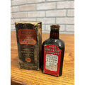 Antique Hill's Honey & Tar Compound Amber Bottle And Box Cough Medicine