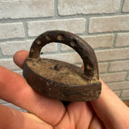 Antique Mini Cast Iron Sad Iron Salesman Sample Child's Toy
