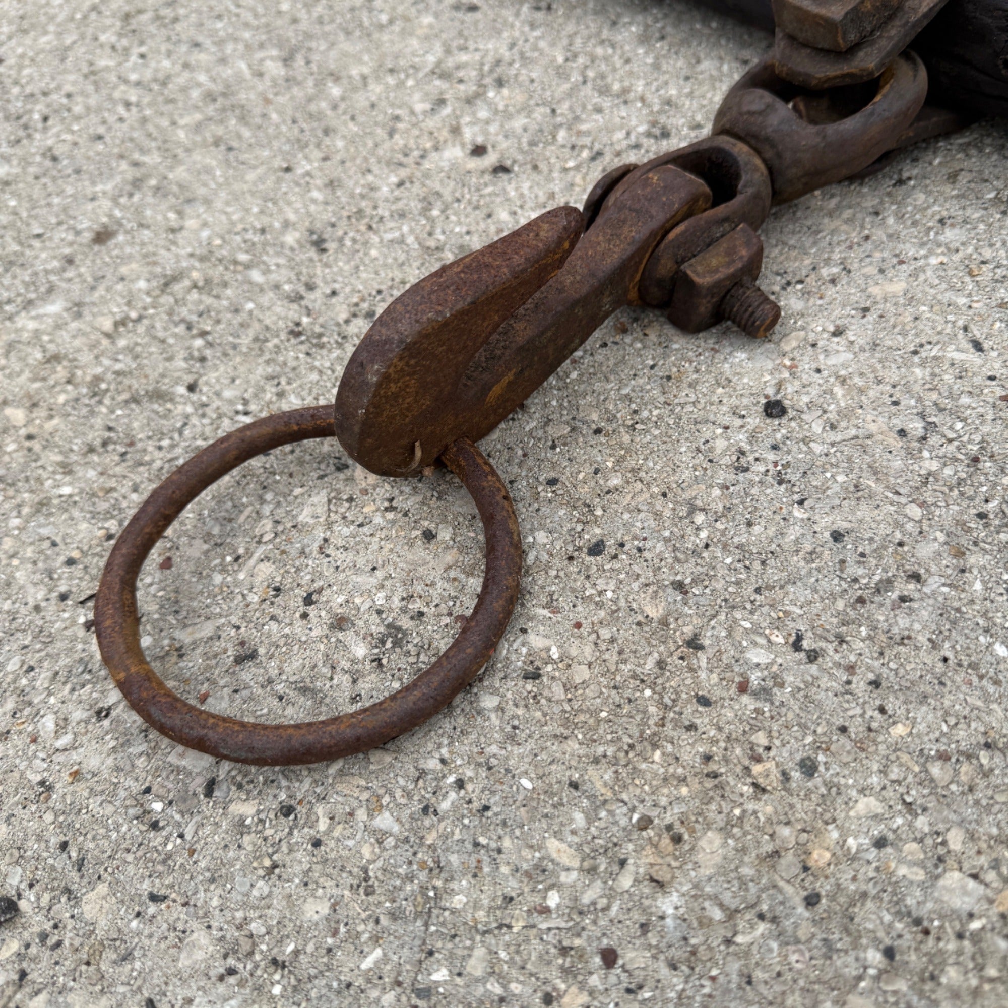Antique Vintage Wood Evener Bar Double Tree Yoke horse Ox Western Primitive