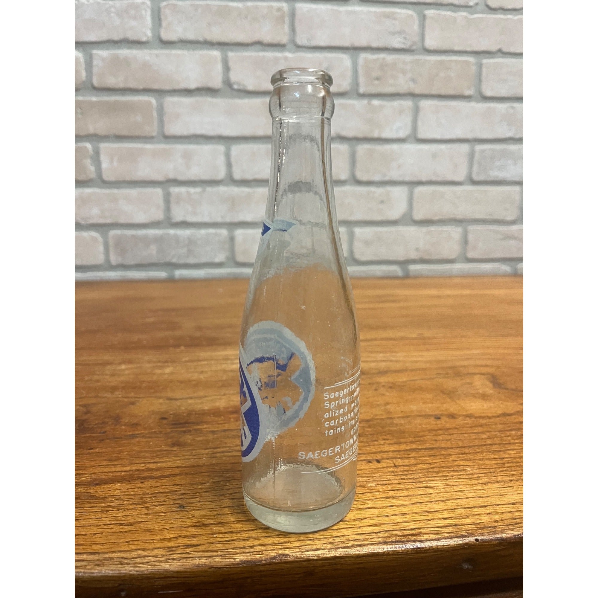 Vintage Soda Pop Bottle , ACL Saegertown , Saegertown, Pa.  7 oz