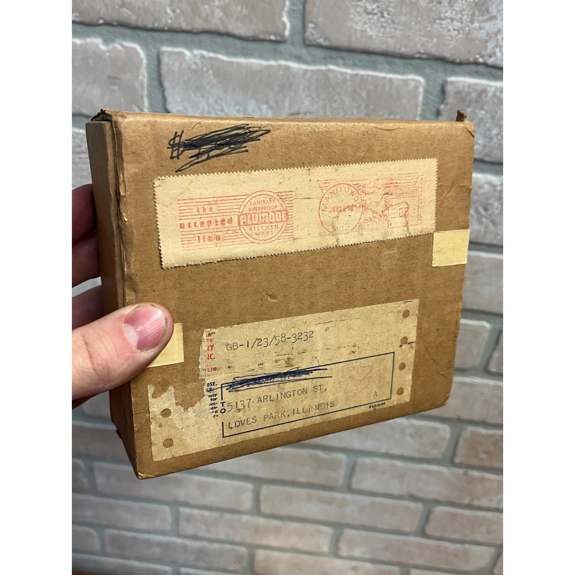 Vintage 1960s Pillsbury Aluminum Gingerbread House Mold