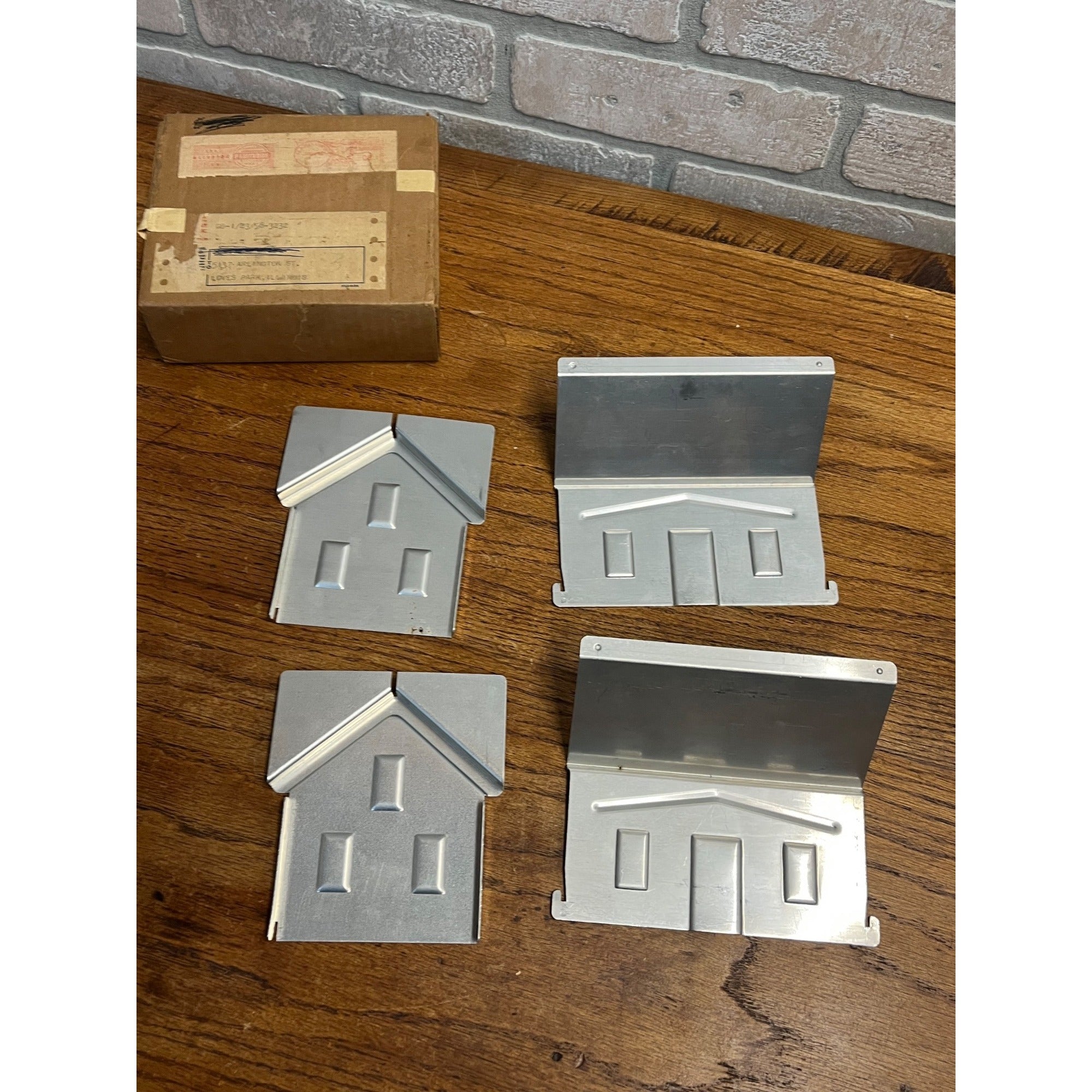 Vintage 1960s Pillsbury Aluminum Gingerbread House Mold