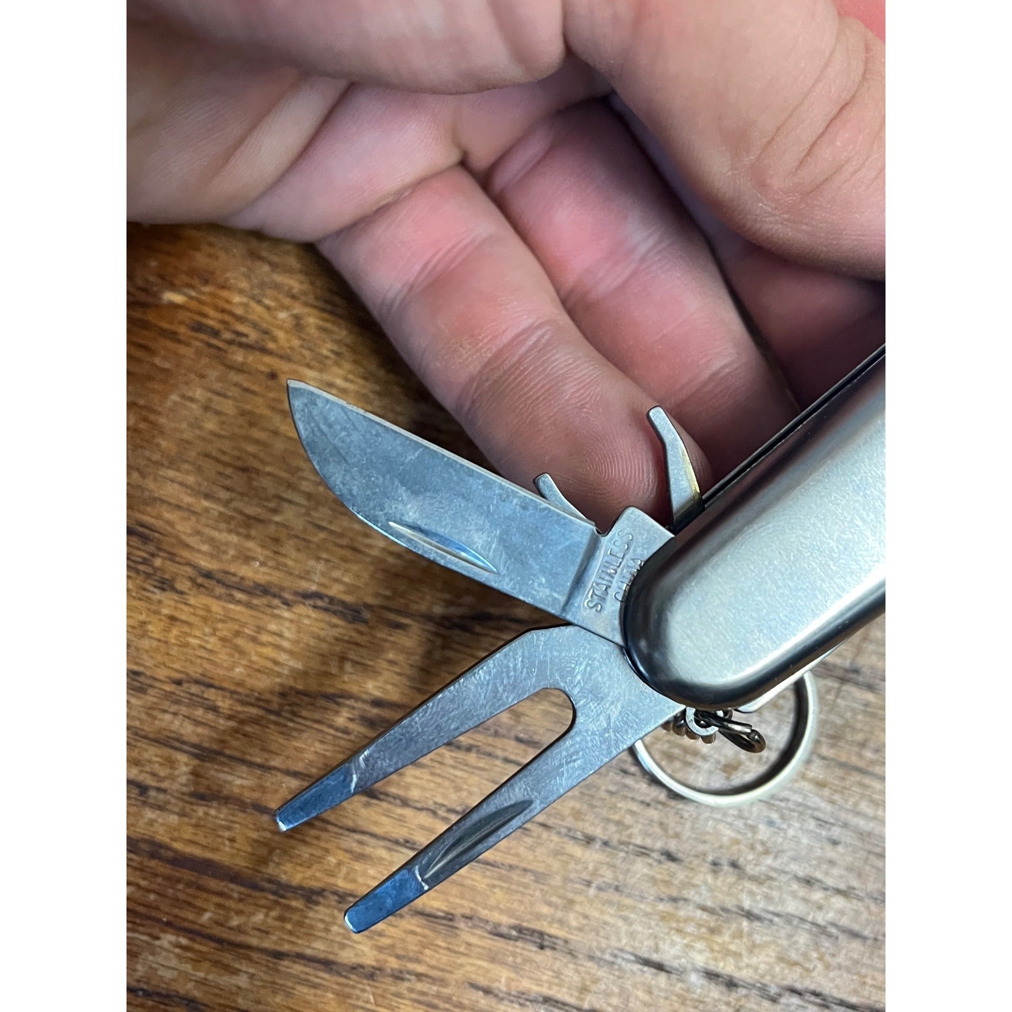 Golf Tool Branded CIGAR AFICIONADO Knife, Divot Repair, Brush, Key Ring