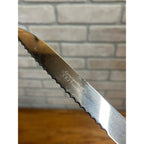 Vintage MCM Burnco Knife Set 4pc Set Teak Wood Japan Butter Knife ++