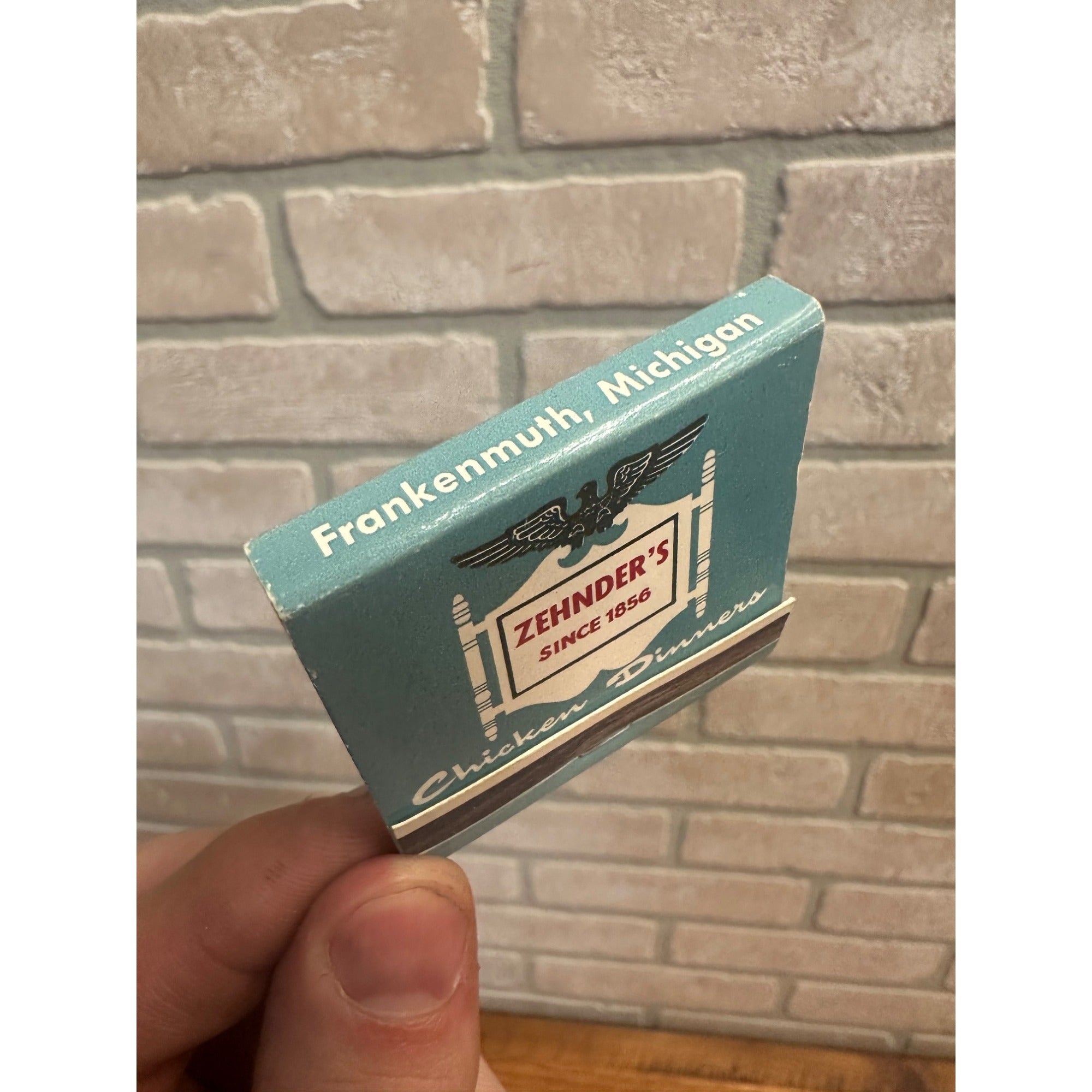 Vintage Zehnder's Family Restaurant Frankenmuth MI  Advertising Matchbook
