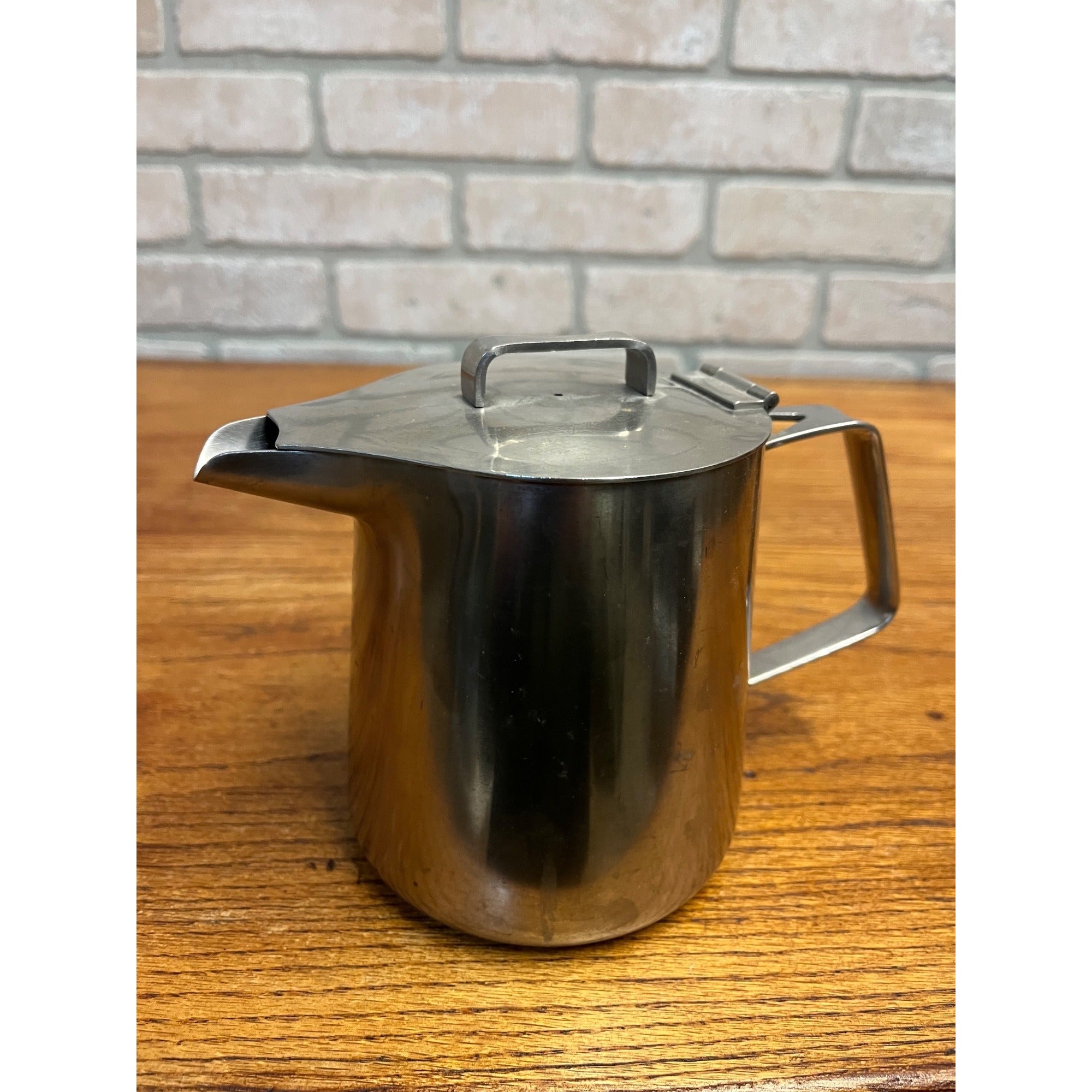 Vintage 1960s Robert Welch Old Hall Oriana MCM Stainless Steel Coffee Tea Pot 5"