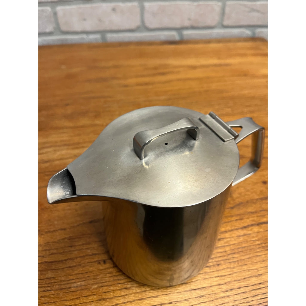 Vintage 1960s Robert Welch Old Hall Oriana MCM Stainless Steel Coffee Tea Pot 5"
