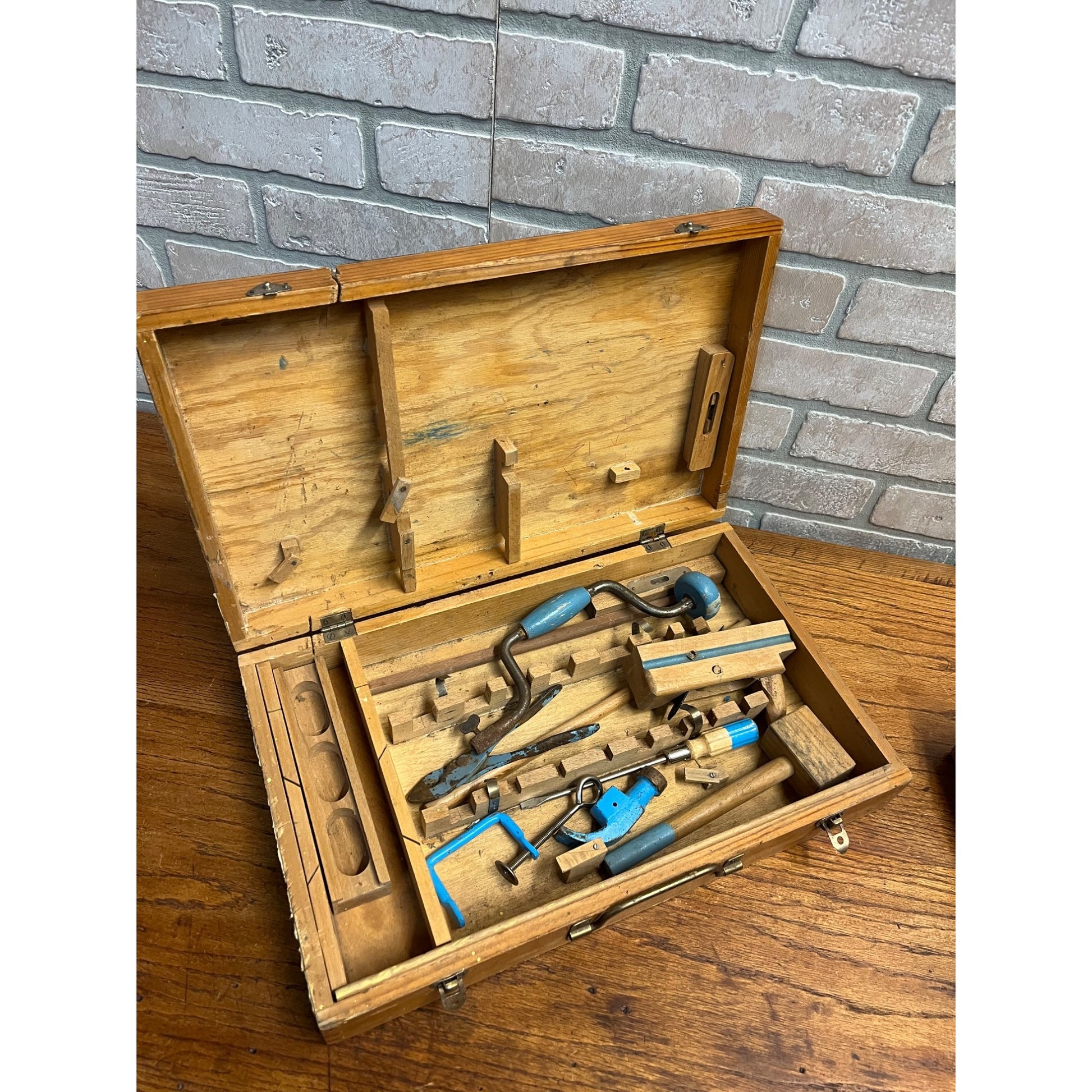 Vintage 1970's HANDY ANDY Young Carpenters Tool Chest Lot (2)