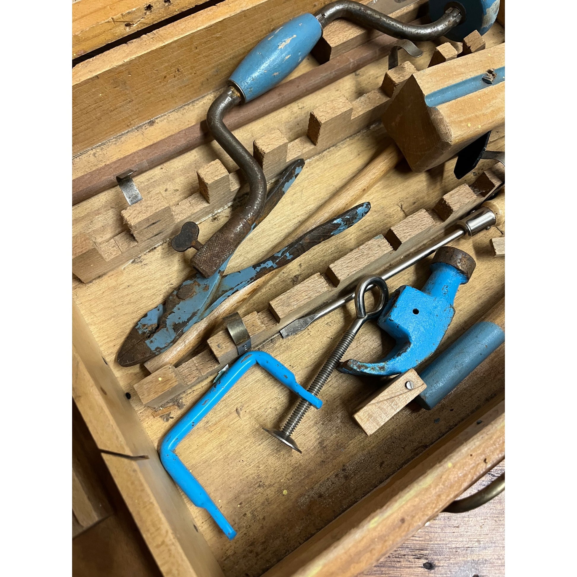 Vintage 1970's HANDY ANDY Young Carpenters Tool Chest Lot (2)