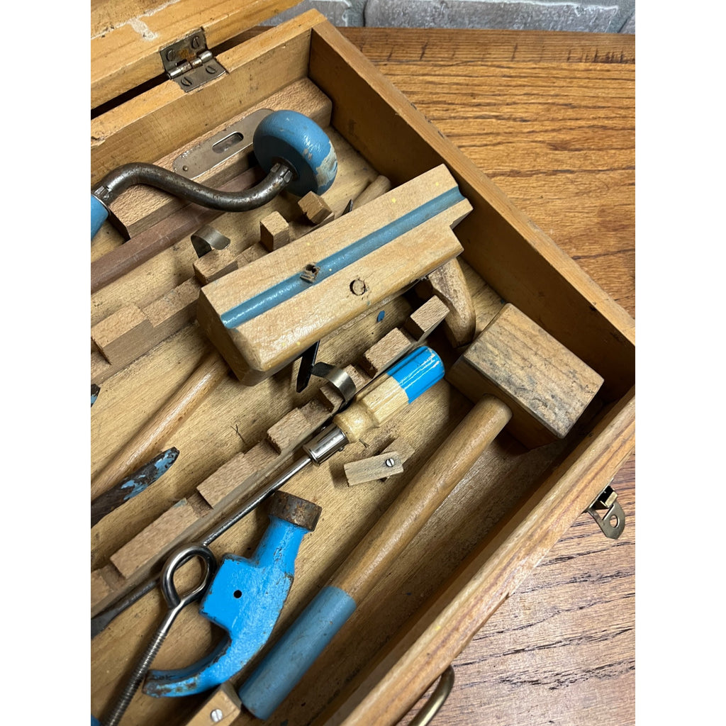 Vintage 1970's HANDY ANDY Young Carpenters Tool Chest Lot (2)