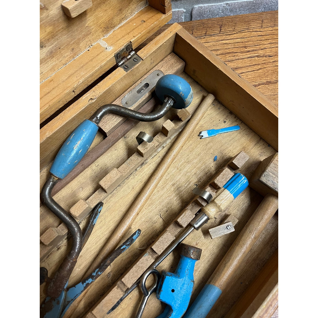Vintage 1970's HANDY ANDY Young Carpenters Tool Chest Lot (2)