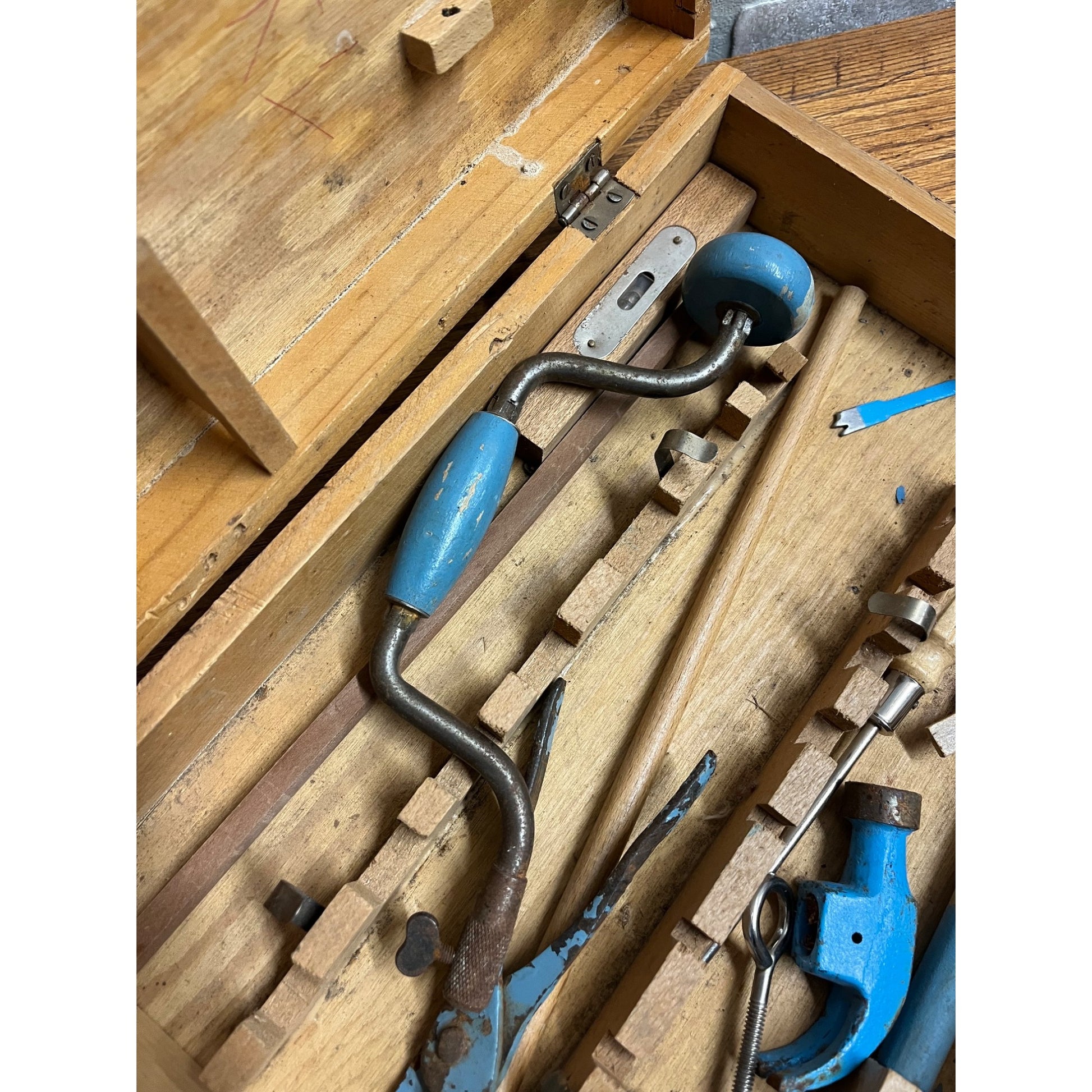 Vintage 1970's HANDY ANDY Young Carpenters Tool Chest Lot (2)