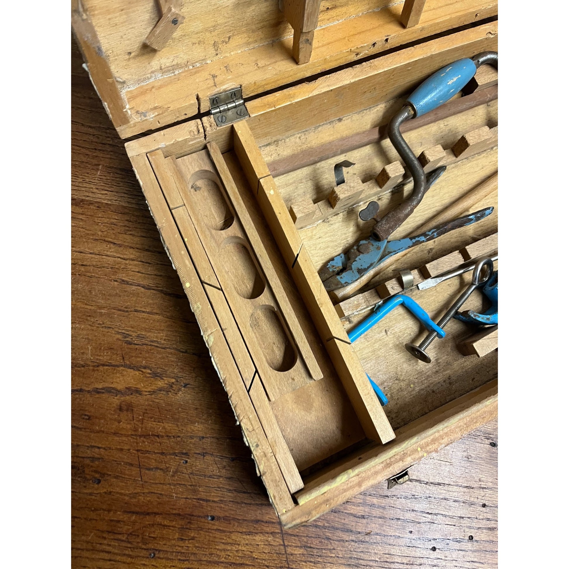Vintage 1970's HANDY ANDY Young Carpenters Tool Chest Lot (2)