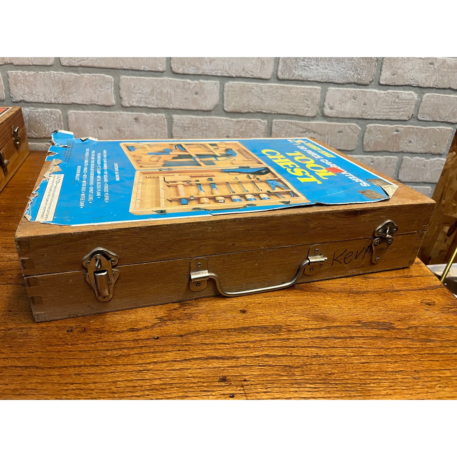 Vintage 1970's HANDY ANDY Young Carpenters Tool Chest Lot (2)