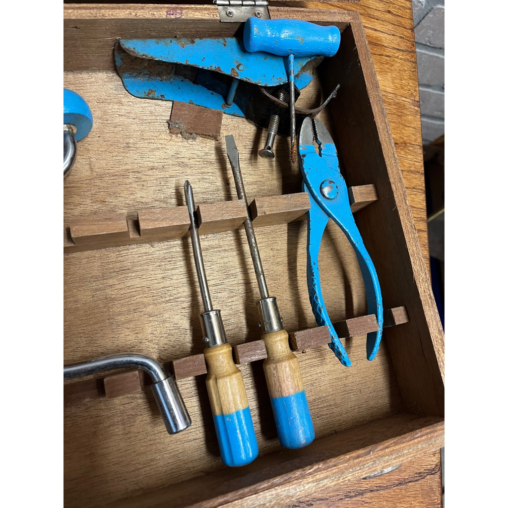 Vintage 1970's HANDY ANDY Young Carpenters Tool Chest Lot (2)