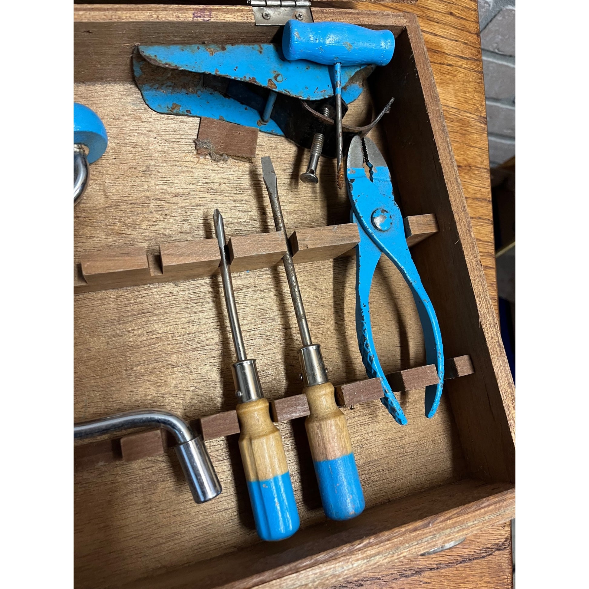 Vintage 1970's HANDY ANDY Young Carpenters Tool Chest Lot (2)