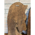 Antique Primitive 1900s Carved Horse Heads Architectural Salvage Folk Art AAFA
