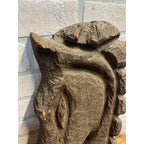 Antique Primitive 1900s Carved Horse Heads Architectural Salvage Folk Art AAFA