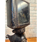 Antique Vintage Wall Mount Coffee Spice Mill Grinder NCRA Cast Iron Tin Crank