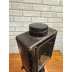 Antique Vintage Wall Mount Coffee Spice Mill Grinder NCRA Cast Iron Tin Crank