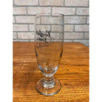 Vintage Leinenkugels Limited Lager 7" Footed Beer Glass