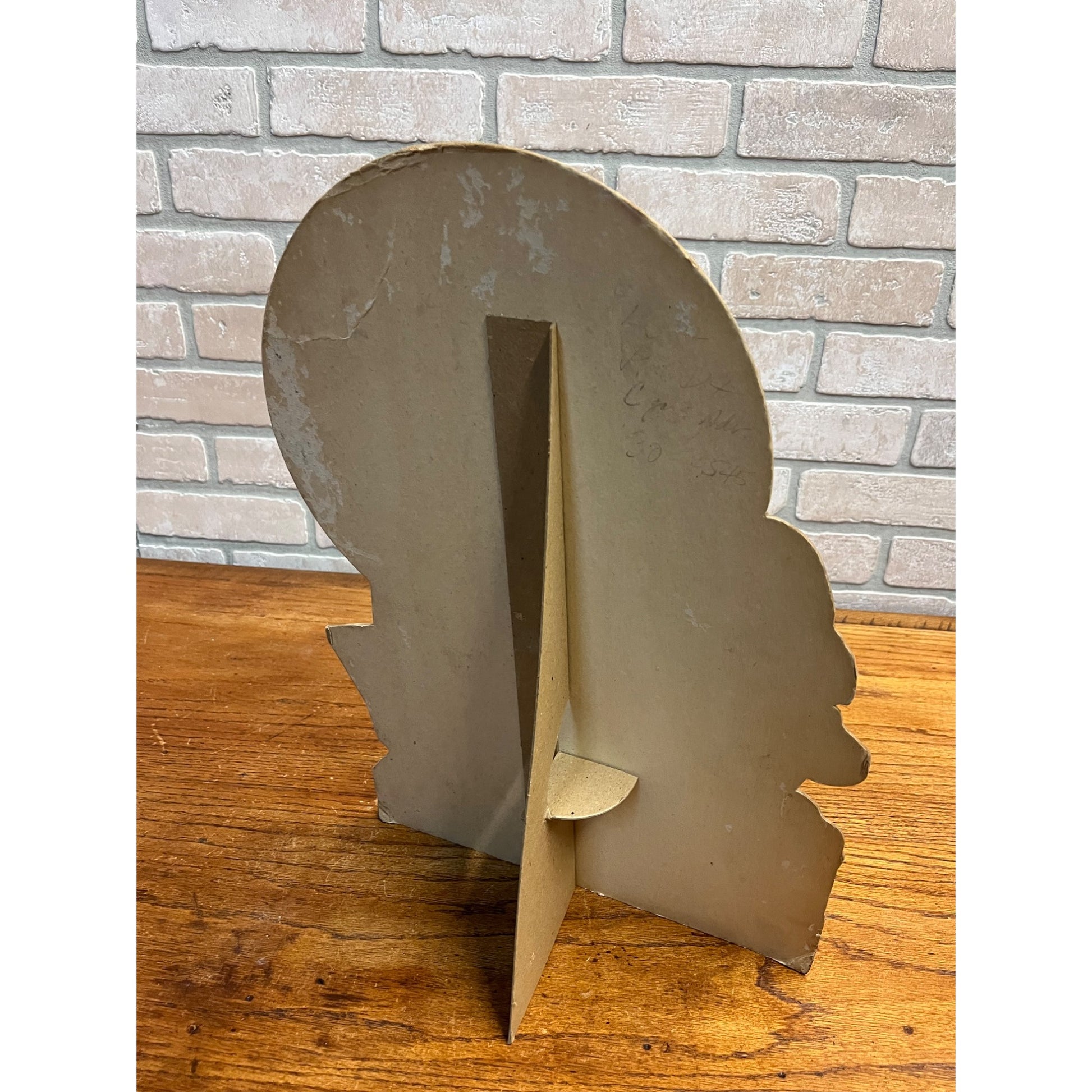 Vintage Red Dot Cigars Advertising Store Display Sign Girl Easelback Litho