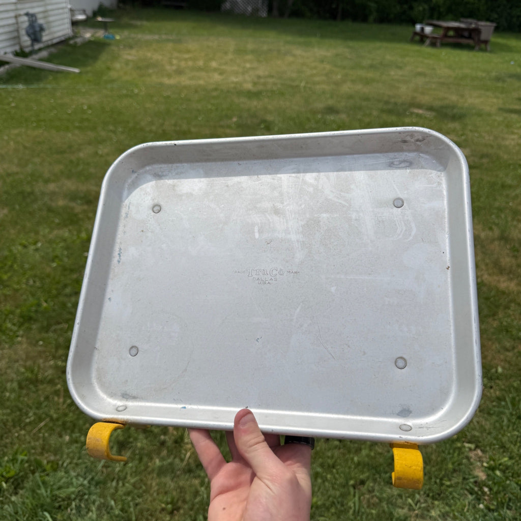 Vintage Traco Aluminum  Car Hop Window Tray Classic Car/Hot Rod