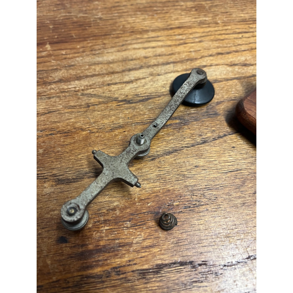 Vintage WWI World War Morse Code Practice Telegraph Key R-68 Soldier ID'd WW1
