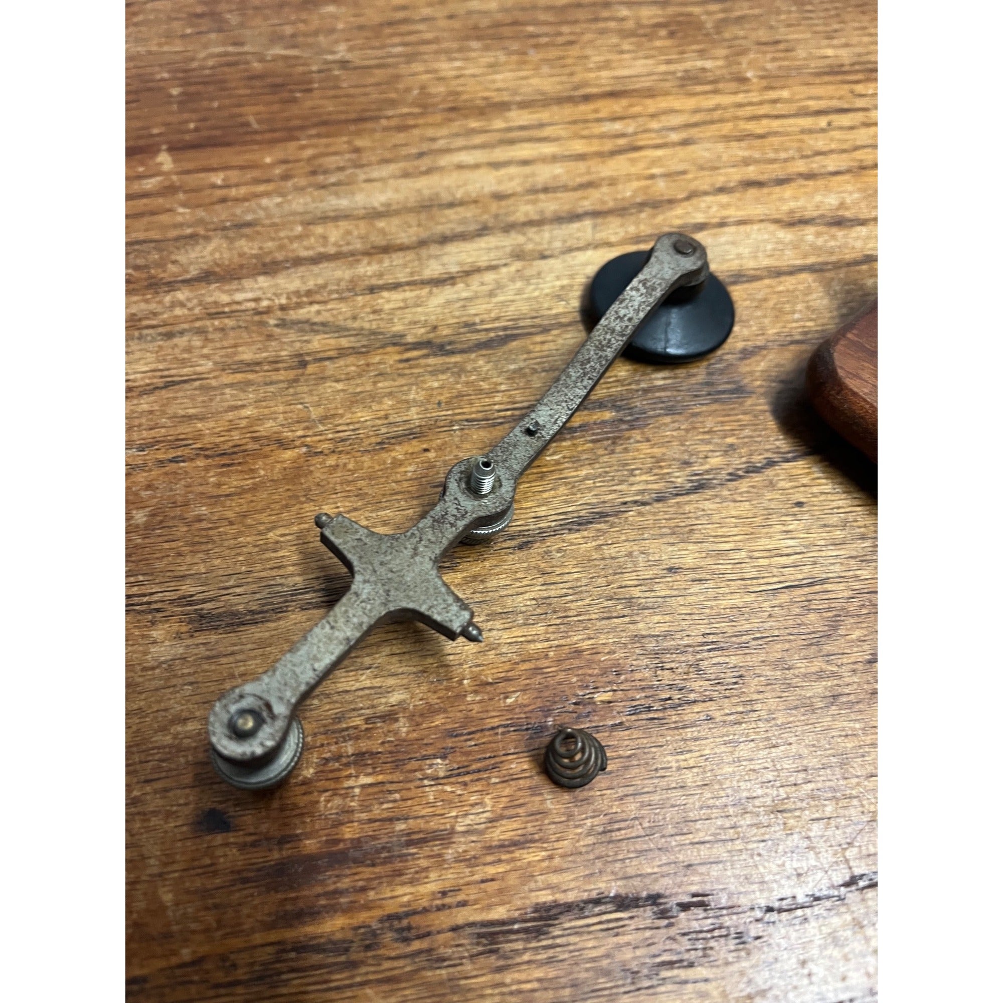 Vintage WWI World War Morse Code Practice Telegraph Key R-68 Soldier ID'd WW1