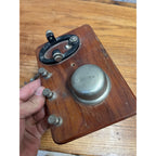 Vintage WWI World War Morse Code Practice Telegraph Key R-68 Soldier ID'd WW1