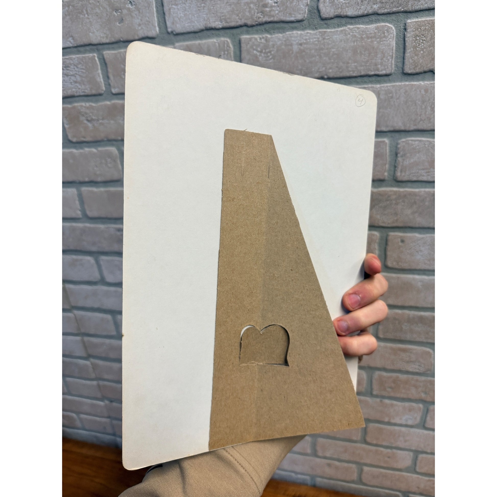 (4) Vintage Red Goose Shoes Easelback Cardstock Advertising Signs