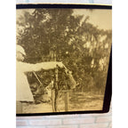 Antique Victorian Cabinet Card Photo Man Feeding Baby Raccoon Animal Kodak