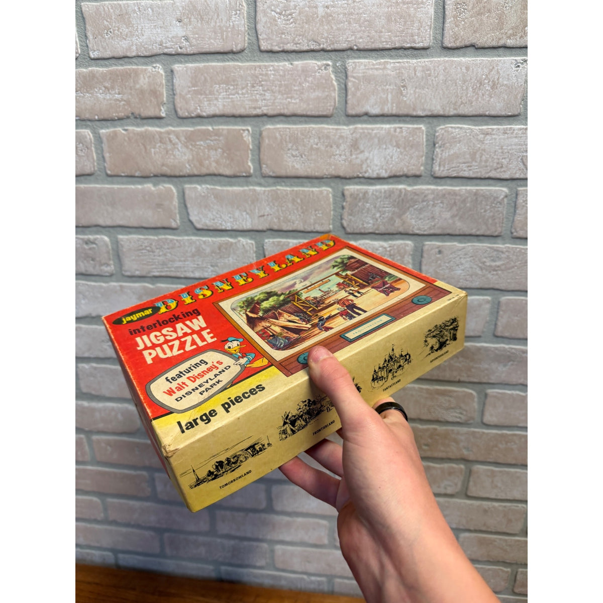 Disneyland Puzzle Jaymar Brand Frontierland 57Piece INCOMPLETE HTF