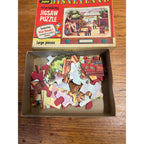 Disneyland Puzzle Jaymar Brand Frontierland 57Piece INCOMPLETE HTF
