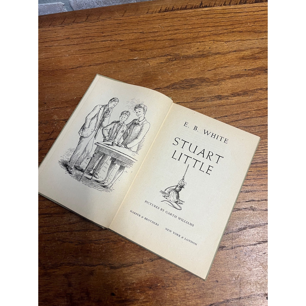 1945 Stuart Little By E.B. White Hardcover Book Antique Vintage 3rd Ed