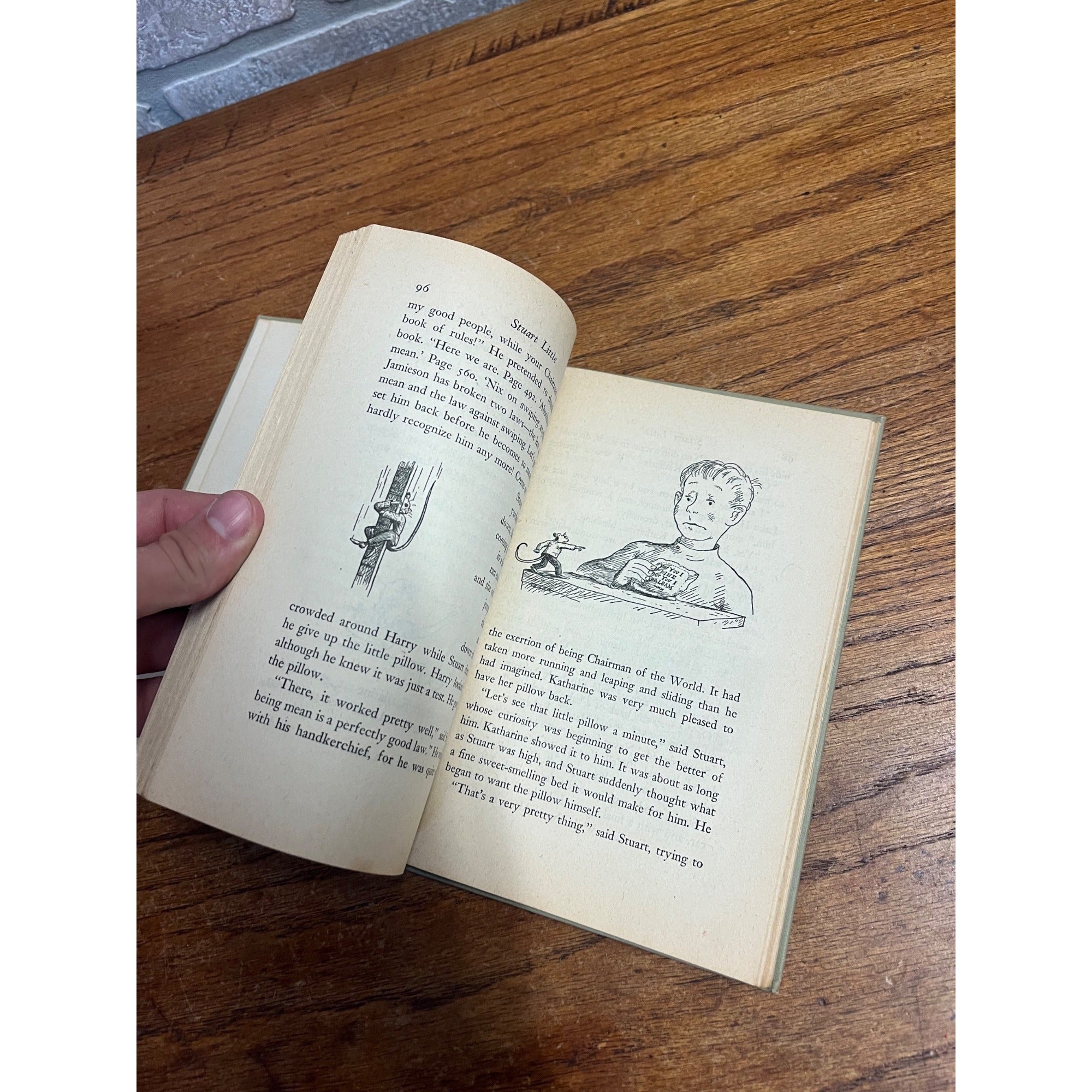 1945 Stuart Little By E.B. White Hardcover Book Antique Vintage 3rd Ed