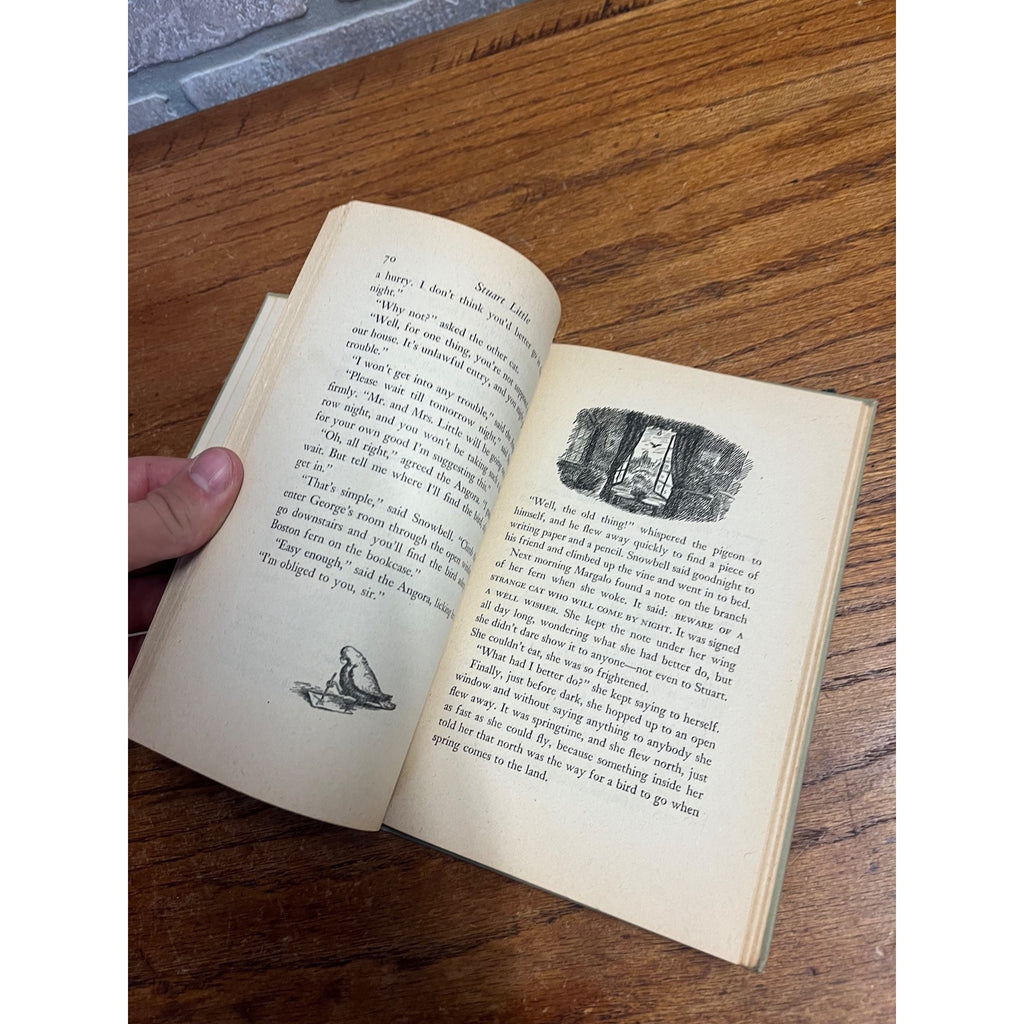 1945 Stuart Little By E.B. White Hardcover Book Antique Vintage 3rd Ed