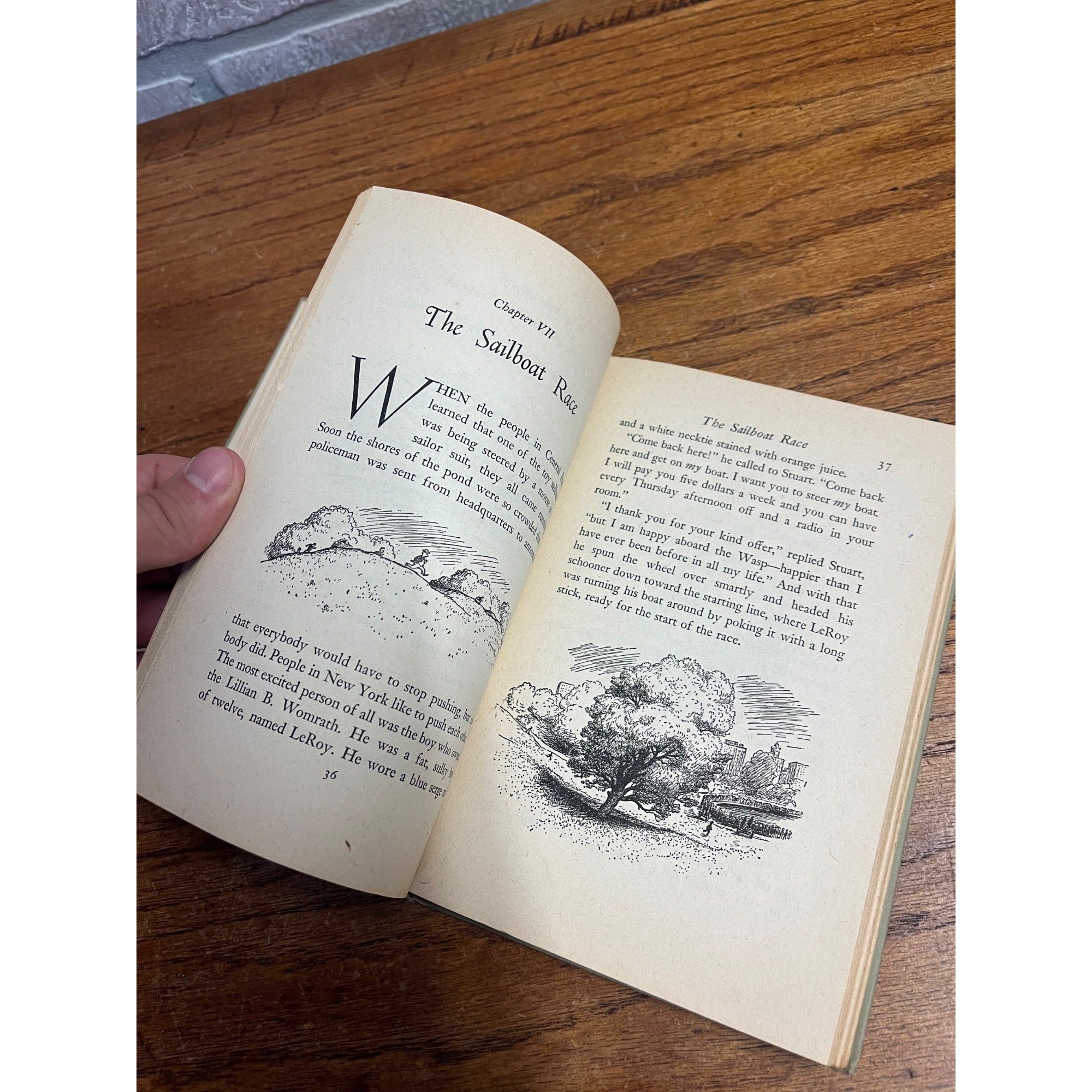 1945 Stuart Little By E.B. White Hardcover Book Antique Vintage 3rd Ed