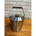 Vintage 1960s Lundtofte Lidded Champagne Ice Bucket Large MCM Danish Teak Wood