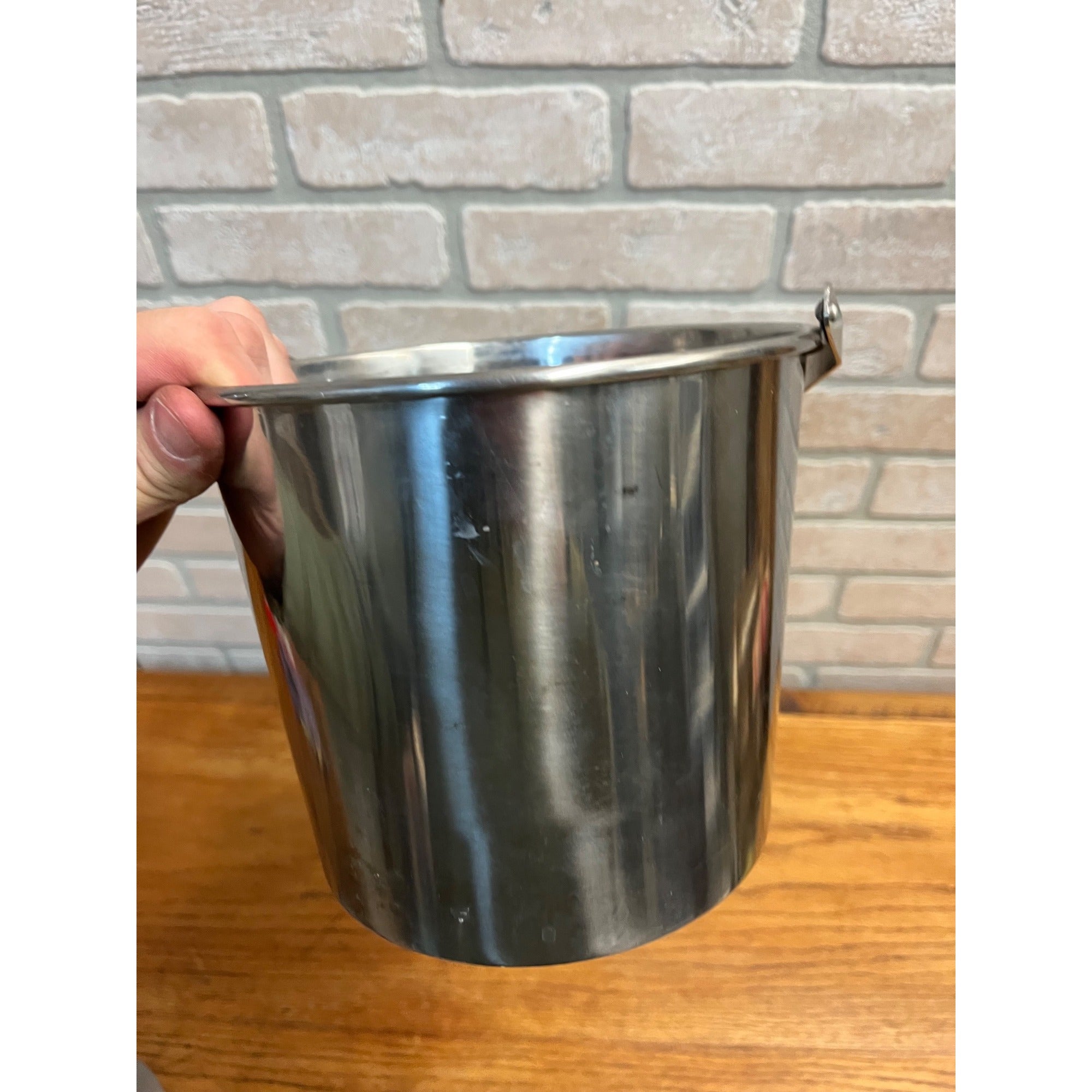 Vintage 1960s Lundtofte Lidded Champagne Ice Bucket Large MCM Danish Teak Wood