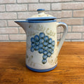 John B Taylor Louisville Grape Pitcher With Lid 64 oz Grapes Vintage