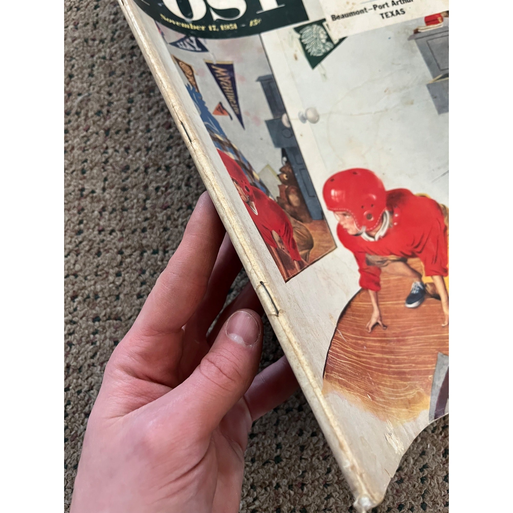 The Saturday Evening Post November 17, 1951 - Hughes Cover